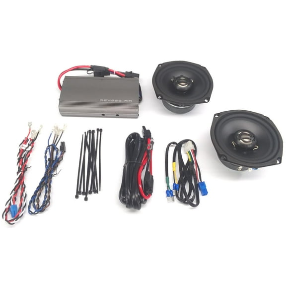 Hogtunes 225 Watt Amp & Front Speaker Kit (225 SG KIT-AA)