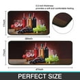 thumbnail image 5 of 2 Pieces 3D Wine Decor Themed Kitchen Mats and Rug Set Kitchen Floot Mat - Water Absorb Microfiber Kitchen Rug Wine Decorations for Kitchen 17"x47"+17" X23" Wine Glass Rugs, 5 of 6