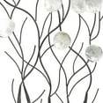 thumbnail image 6 of DecMode White Capiz Shell Floral Wall Decor with Capiz Accents, 6 of 14
