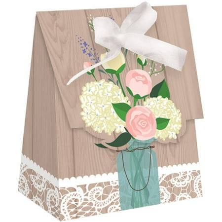 Rustic Wedding Favor Bags, 12-Pack - Walmart.com