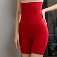 thumbnail image 4 of BiZtdJrK Women Waist Trainer Shapewear High Waisted Butt Lifting Body Shaper Slimming Stretch Underwear Panties, Red, XL, 4 of 6