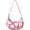 Rose-red, variant on Cute Farm Cartoon Print Crossbody Handbag for Women, Rustic Chicken & Eggs Shoulder Tote, Lightweight Water-Resistant Hobo Purse with Retro Rooster Hen Chick Design