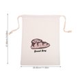 thumbnail image 2 of GAXIRE Composite Linen Drawstring Bread Bag for Bakery Use 1Set, 2 of 8