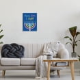 thumbnail image 2 of Stupell Industries Peace Love & Light Casual Holiday Hanukkah Menorah Graphic Art Unframed Art Print Wall Art, Design by Jess Baskin, 2 of 5