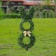 thumbnail image 5 of Planta Falsa Pascua Bonsai Artificial Boxwood Rabbit Topiary (I), 5 of 9
