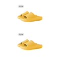 thumbnail image 3 of Minnieouse Moda hombres mujeres zapatos de casa suela gruesa EVA sandalias deslizantes para interiores Casual playa Unisex plataforma baño amarillo 38-39 2Conjunto, 3 of 6