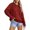 Red, variant on WTOBBY Women's Loose Winter Knitted Fashion Casual Pullover Sweater, Cozy Long Sleeve Top for Fall and Winter, Comfortable and Stylish Everyday Outfit,Beige L