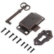 thumbnail image 2 of 1 Juego de cerraduras de gabinete Vintage, conjunto de cerradura Vintage, cerradura de puertas de gabinete, Kit de cerradura de puerta de cajones de tocador, 2 of 4