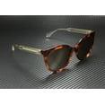 thumbnail image 4 of GUCCI GG0565S 002 Cat Eye Havana White Crystal Brown 54 mm Women's Sunglasses, 4 of 7