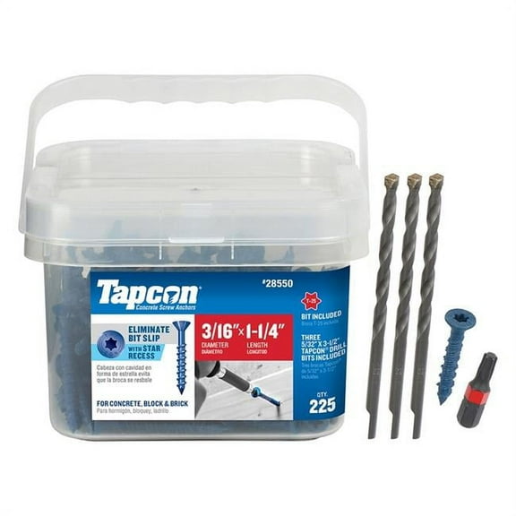 CN SCRW 3/16X1-1/4""2 (Pack of 1)