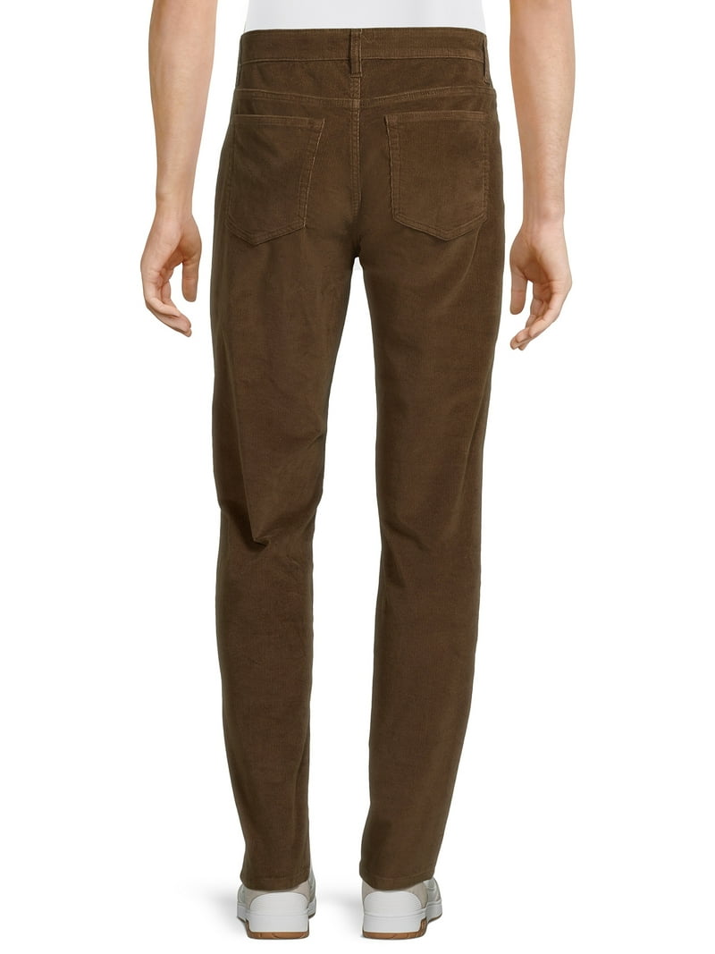 George Men's 5-Pocket Micro Corduroy Pants - Walmart.com