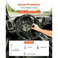thumbnail image 6 of KFFKFF Steering Wheel for 2010-2014 Ford Mustang, Carbon Fiber Design with Flat-Bottom Shape, Leather Grip Featuring Textured Non-Slip Surface and Detailed Stitching, 6 of 9