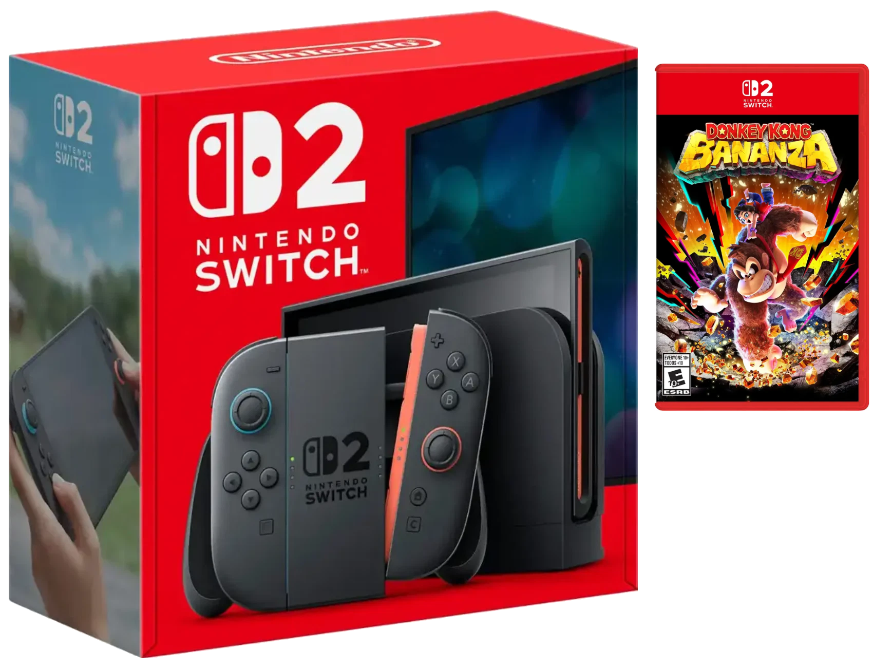 Nintendo Switch 2 Gaming Console with Donkey Kong Bananza Bundle