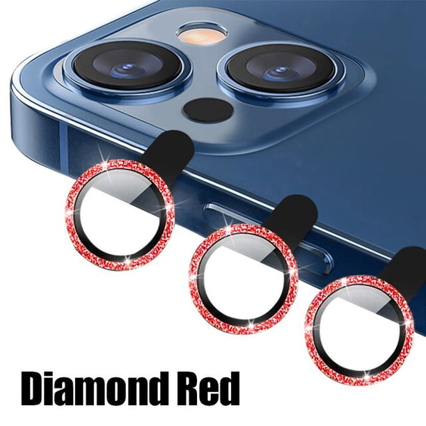 Protector de lente de cámara de diamante de metal para iPhone 13 14 Pro Max 14Plus Cristal de lente protectora luminosa para iPhone 11 PRO MAX 12 Mini Dengxun unisex