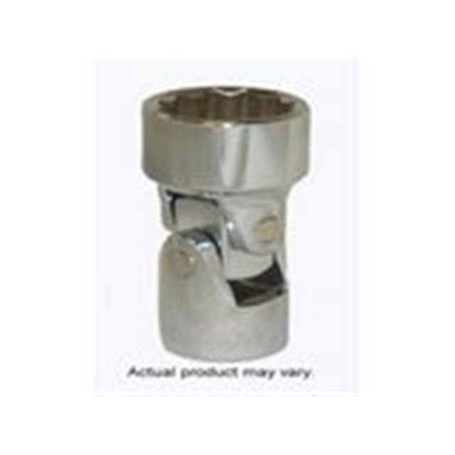 K Tool International 22724 0.37 in. Drive 12 Point 0.75 in. Universal Socket - Chrome