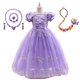 thumbnail image 1 of Vestido de princesa Rapunzel para niñas, vestido de fiesta cosplay, regalo de cumpleaños para niños, ropa de fiesta de cumpleaños, disfraz de Halloween zhangyuxiang unisex, 1 of 2