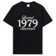 thumbnail image 5 of Camiseta de edición limitada vintage de 1979, regalo, camiseta de algodón de verano, camiseta gráfica de manga corta para hombre, ropa de gran tamaño, 5 of 5