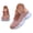 Pink, variant on Running Shoes for Womens Lace up Walking Tennis Fashion Sneakers Comfortable Lightweight Athletic Workout Sports Shoes (Pink,7.5)