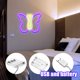 thumbnail image 5 of Luz De Neón Led Luces De Letreros De Neón De Mariposa 5V Usb / Letrero De Neón Alimentado Por Batería Luz De Noche De Mariposa Iluminada Lámpara De Neón Decorativa De Pared Led Muyoka Hogar, 5 of 6