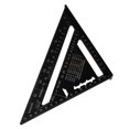 thumbnail image 4 of Regla triangular para guitarra, calibre de acción, color negro, para carpintería, precisa, para carpintero, 4 of 14