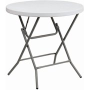 32 Inch Round Granite Folding Table