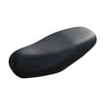 thumbnail image 2 of Funda para asiento de motocicleta de piel sintética, cómoda, transpirable y con protección solar. Negro, 2 of 9