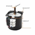 thumbnail image 2 of CHANCS 60KTYZ Permanent Magnet Synchronous Gear Motor 24V AC 14W 6RPM CW/CCW Mini Gearbox Electric Reduction Motor for Barbecue Equipment, 2 of 7