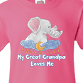 thumbnail image 4 of Inktastic My Great Grandpa Loves Me Cute Elephants Clouds Moon Stars Youth T-Shirt, 4 of 5