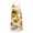 White Sunflower Seed, variant on Black Small Sunflower Pattern Apron-Garden Aprons for Women with Pockets-Cotton Linen Waterproof Kitchen Cooking Gardening Aprons Adjustable for Kitchen,Cooking,BBQ and Salon 33x27 Inch