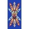 Your Zone Cotton Skull & Surf Beach Towel, 1 Each