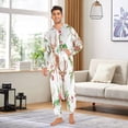 thumbnail image 6 of 1 Piece Adult Onesie Pajamas Cozy & Loose-Fit Sleepsuit Loungewear with Pockets Christmas Deer Pattern X-Large, 6 of 7