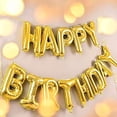 thumbnail image 1 of KALOR Globos de Feliz Cumpleaños de 16 pulgadas, Globos de Oro, Banner de Papel de Alumini Kalor KALOR, 1 of 2