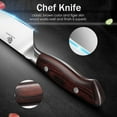 thumbnail image 4 of 3 Piece Kitchen Knife Set -  Japanese High Carbon Stainless Steel Chef Knives with Ergonomic Pakkawood Handle for Professional Cooking, 4 of 6