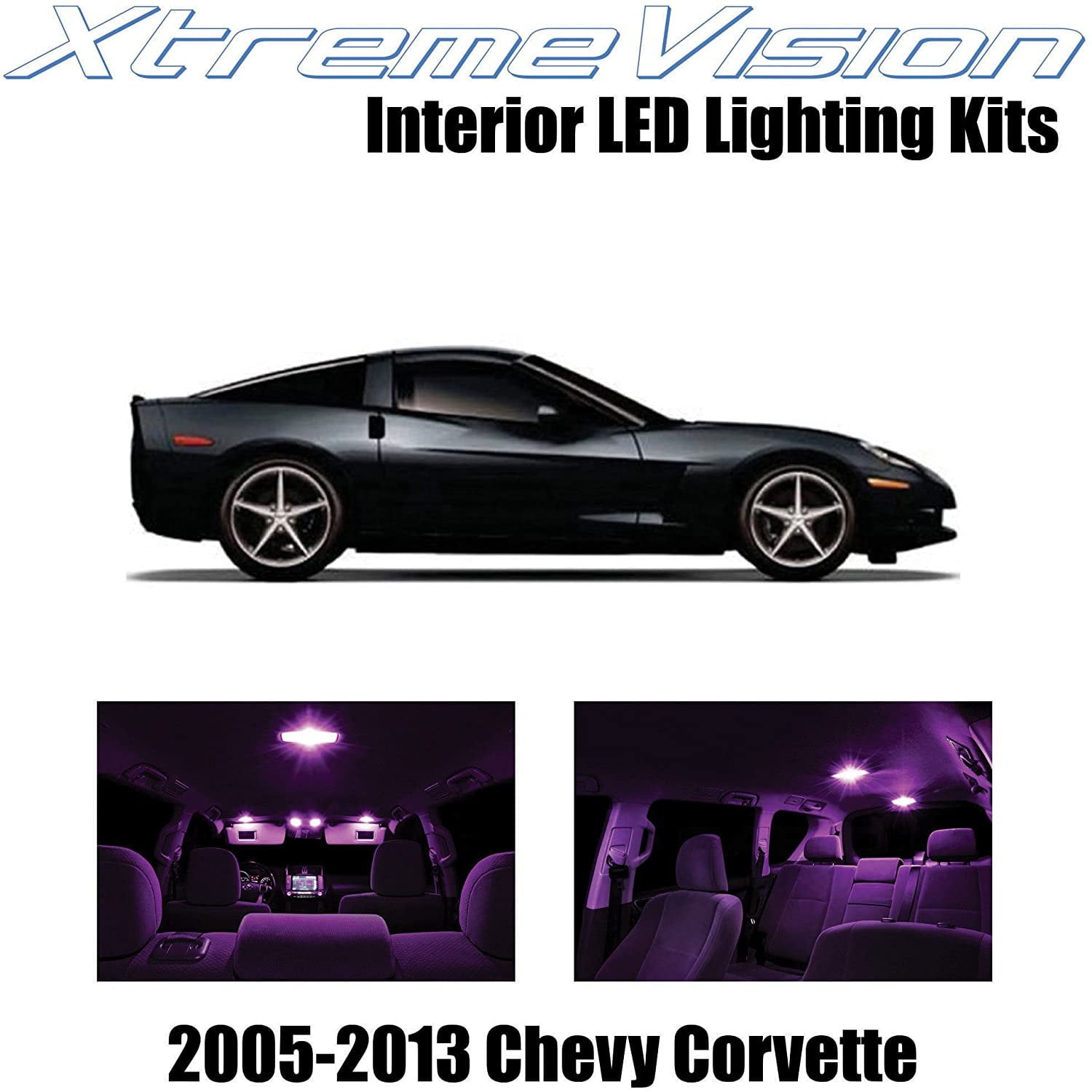 TOOL 11 x Green LED Interior Light For 2005-2013 Chevy Chevrolet Corvette C6