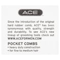 thumbnail image 4 of Ace Pocket Combs, 2 count, 4 of 4