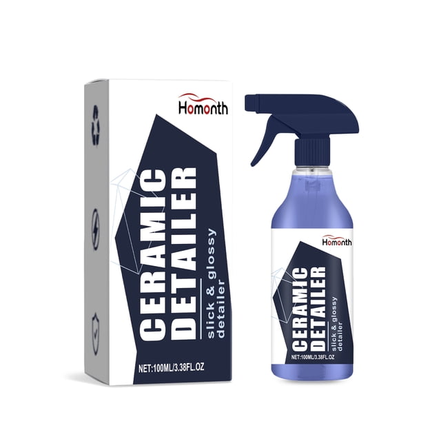 Homonth-spray de revestimiento cerámico para coche, limpia manchas de agua, suciedad, refresca, ilumina, descontaminación, pulido y mantenimiento