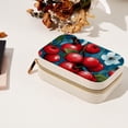 thumbnail image 7 of Cherry Velvet Portable Decorative Box with Removable Compartment - Jewelry Stand, Necklace Organizer, and Gift, 7 of 7