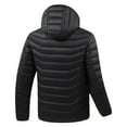 thumbnail image 5 of QATAINLAV Heated Jackets for Women Men Outdoor Heating Puffer Coat Warm Long Sleeve Hooded Winter Outfits (Not Included Battery), Black, S, 5 of 10