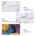 thumbnail image 2 of Yayeee Kitchen Hanging Hand Towels Set of 2 with Loop Bathroom Absorbent Tie Towel, Futuristic Circles, 2 of 7