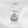 thumbnail image 2 of Jeep Girl Gift Just A Girl In Love With Her Jeep Keychain Jeep Wrangler Jeep Owner Jeep Drivers Gift for Her, 2 of 4