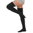 thumbnail image 6 of Fuklindy Women's Cable Knitted Boot Socks, Thigh High Warm Socks Extra Long Winter Thick Stockings Fashion Over Knee Leg Warmers, 6 of 7