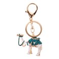 thumbnail image 4 of Nishuna Camel Keychain Rhinestone Keychain Bag Hanging Ornament Decorative Key Ring, 4 of 4