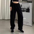thumbnail image 1 of Pantalones de mujer, pantalones de chándal negros para correr, pantalones deportivos holgados para mujer, pantalones grises para correr de cintura alta, pantalones informales para mujer Tan Jianjun unisex, 1 of 2