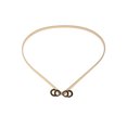 thumbnail image 1 of Cadenas de cintura elegantes de primavera de 1 pieza de Bargains Únicos, cordón ajustable para mujeres en tono dorado, 1 of 6