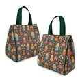 thumbnail image 2 of Colorful Princess Castle Pattern Insulated Lunch Bag for Women & Adults,Large Portable Soft Cooler Lunch Bag,Thermal Food Storage Tote with Pearl Cotton,8.66L,8.75x5.75x9.5 Inch, 2 of 6