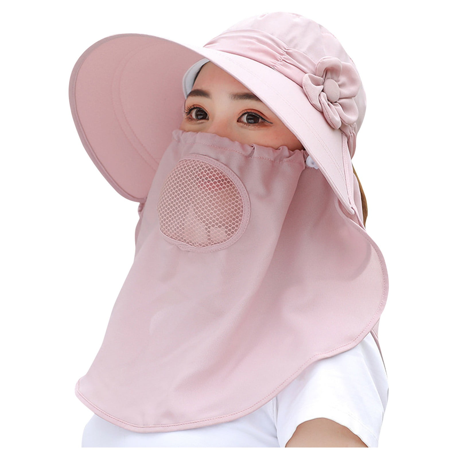 Sun Hat Women Outdoor Sport Fishing Hiking Hat Uv Protection Face