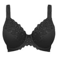 thumbnail image 6 of Women's Sexy Lace Embroidered Bras Full Coverage Unlined Underwire Plus Size Bra 42DDD, 6 of 9