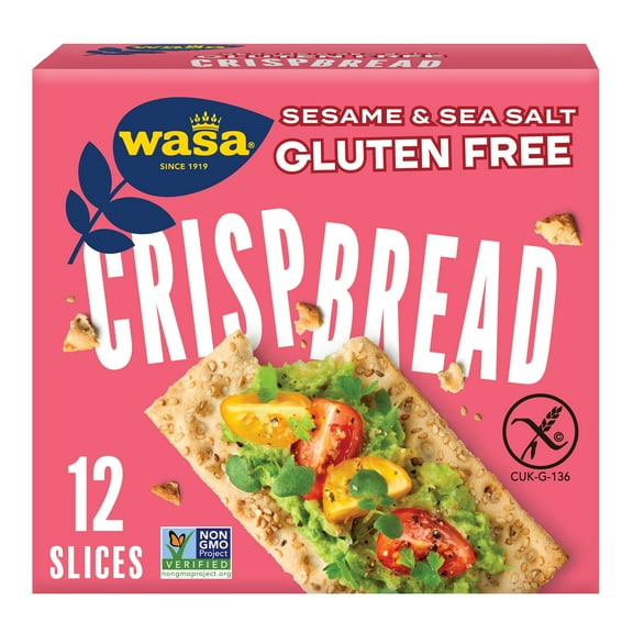 Wasa® Gluten Free Sesame and Sea Salt Swedish Crispbread 6.1 oz