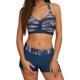 thumbnail image 1 of WILLBEST Bikini de Dos Piezas Con Estampado Tropical Para Mujer, Traje de Baño Dividido, Top Corto Con Pantalones Cortos, Traje de Baño de Dos Piezas, 1 of 5