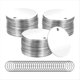 thumbnail image 1 of 55 Piezas de Etiquetas de Metal en para Estampación - Etiquetas de Acero Inoxidable Redondas de 1,5 Pulgadas con Orificio para Hacer Joyas DIY, 1 of 5